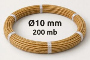 Pręt zbrojeniowy GFRP Ø10 mm – 200 mb (4 zwoje po 50 m)