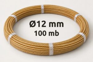 Pręt zbrojeniowy GFRP Ø12 mm – 100 mb (2 zwoje po 50 m)