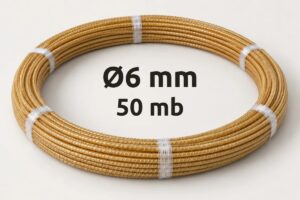 Pręt zbrojeniowy GFRP Ø6 mm – zwój 50 mb