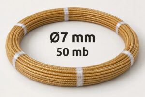 Pręt zbrojeniowy GFRP Ø7 mm – zwój 50 mb