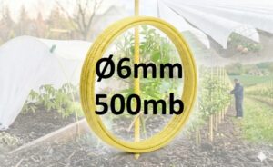 Pręt ogrodowy z włókna szklanego Ø6 mm – 500 mb